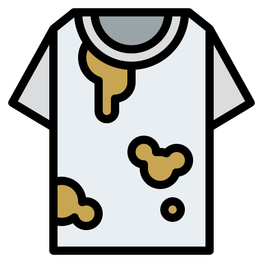 Dirty shirt - Free furniture and household icons
