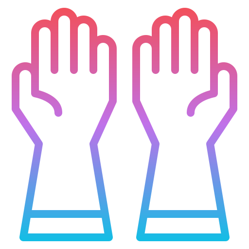 guantes de la mano icono gratis