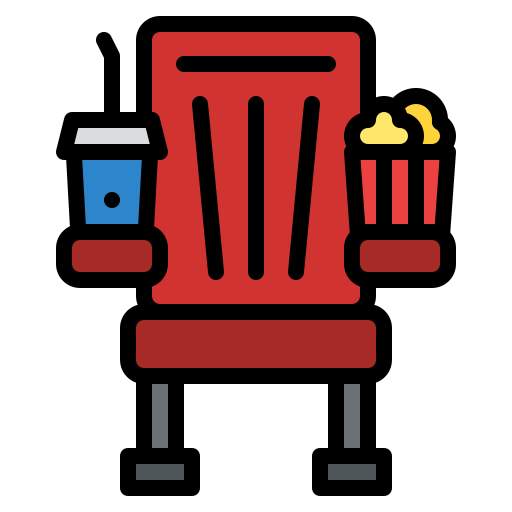 siège de cinéma Icône gratuit siège de cinéma Icône gratuit