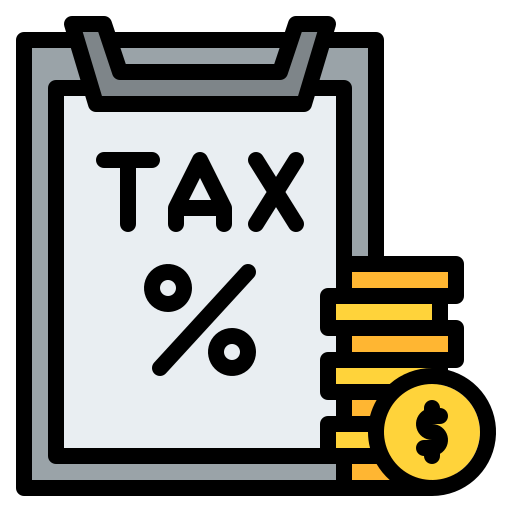 Tax Iconixar Lineal Color icon