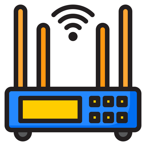 router inalámbrico icono gratis