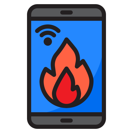 alarma de incendios icono gratis