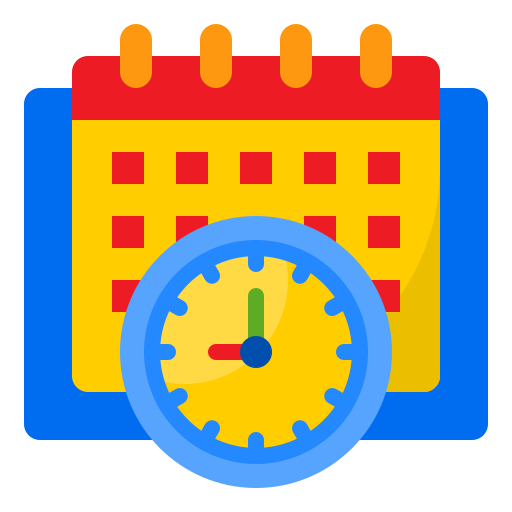 gestión del tiempo icono gratis