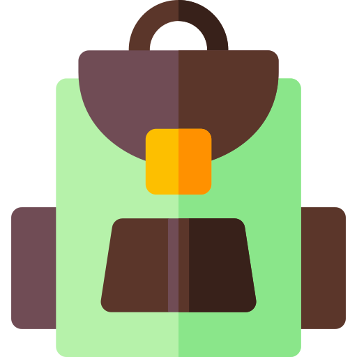 mochila icono gratis