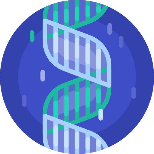 Dna Detailed Flat Circular Flat icon