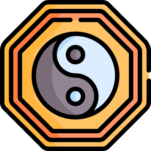 Yin yang Special Lineal color icon