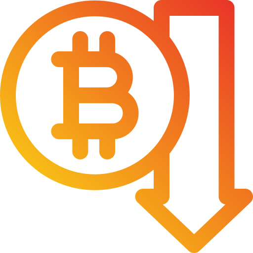 pfeil nach unten kostenlos Icon