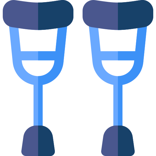 Crutches free icon Crutches free icon