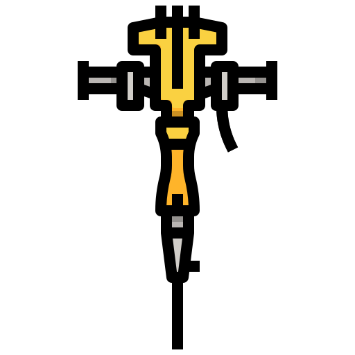 martillo neumático icono gratis