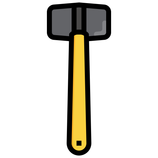 Hammer Generic Outline Color icon