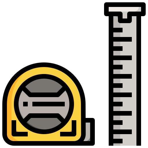 Tape measure Generic Outline Color icon