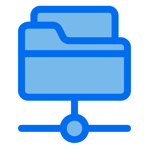 Database Generic Blue icon