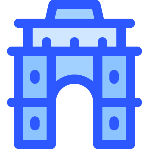 puerta de la india icono gratis