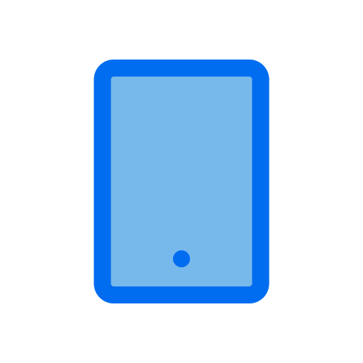 Smartphones icon Generic Blue