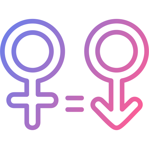 igualdad de género icono gratis