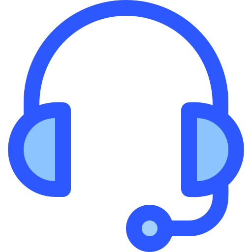 Headphone Generic Blue icon