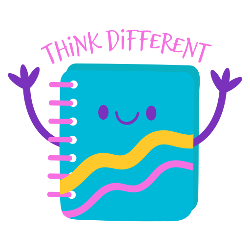 Think different free sticker