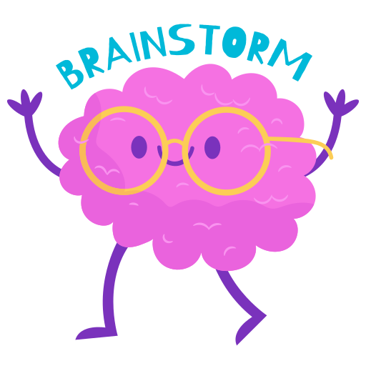 Brainstorm free sticker