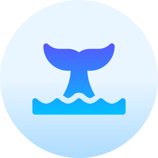 Whale free icon Whale free icon