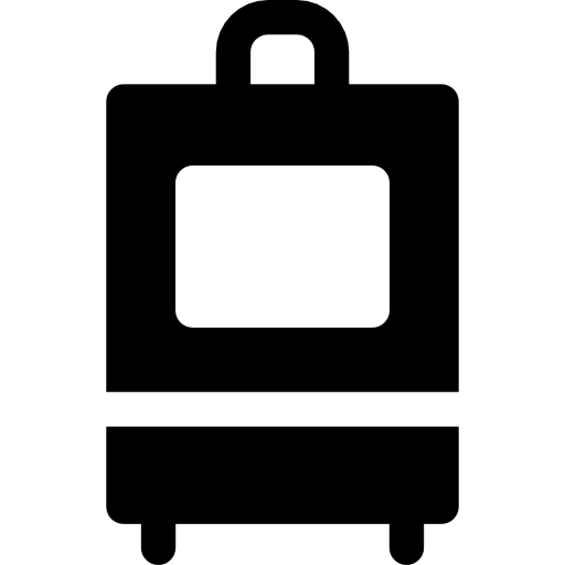 Suitcase Basic Rounded Filled Icon