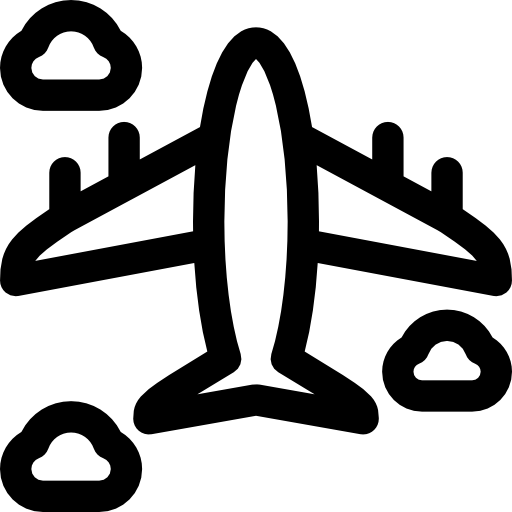 avión icono gratis