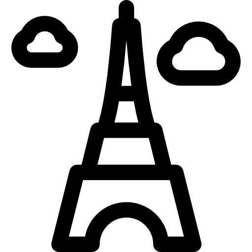 torre eiffel icono gratis