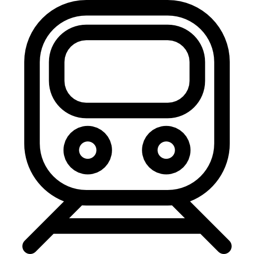 Train Basic Rounded Lineal icon