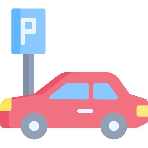 Car parking Special Flat icon