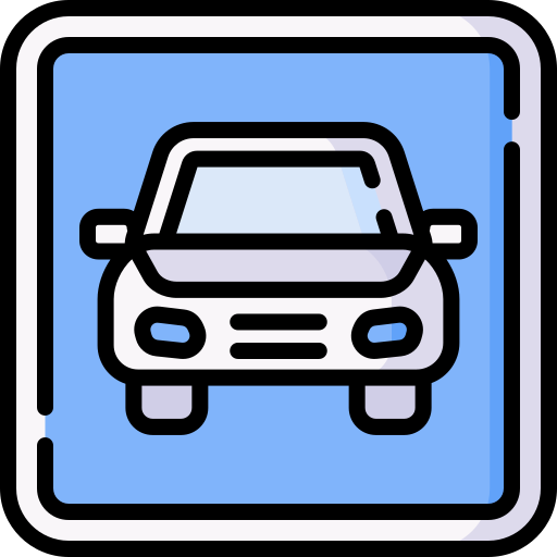 aparcamiento de coches icono gratis