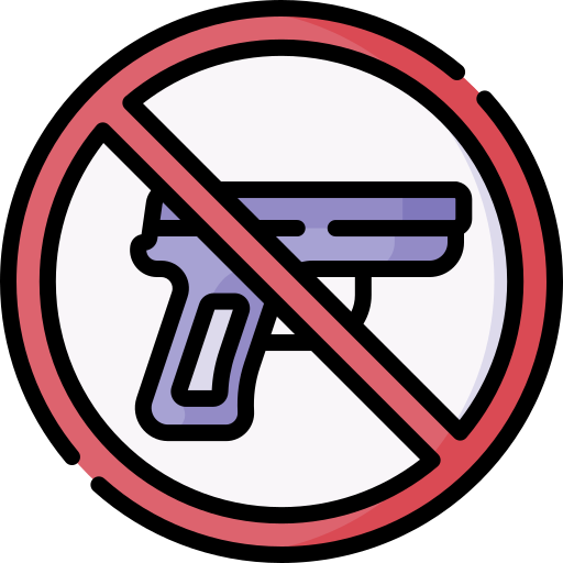 No weapons Special Lineal color icon