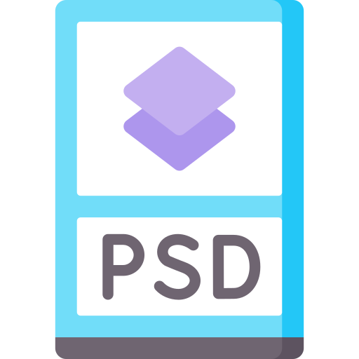 archivo psd icono gratis