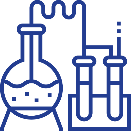 Chemistry Detailed bright Lineal icon