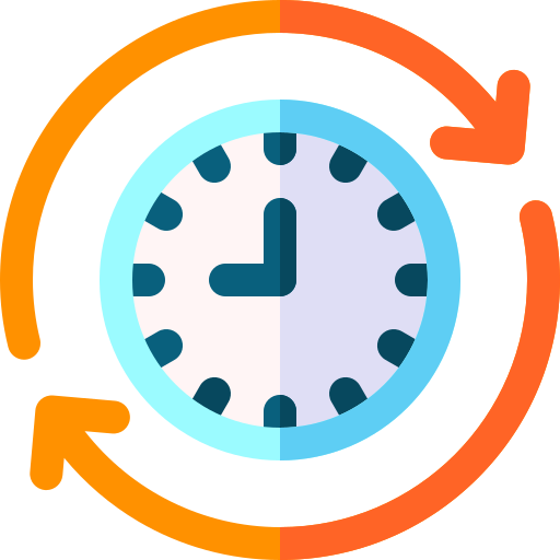 Time travel Basic Rounded Flat icon