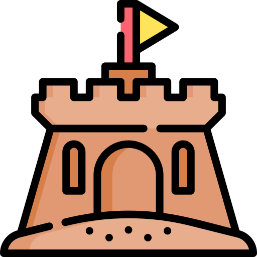 Sand castle free icon Sand castle free icon