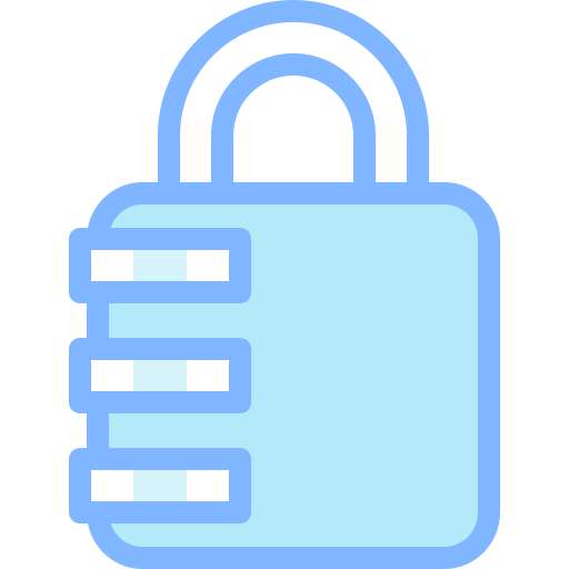 Padlock Detailed color Lineal color icon