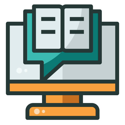 Éducation en ligne Icône gratuit Éducation en ligne Icône gratuit