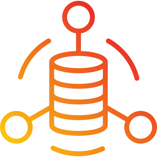 Database Generic Gradient icon