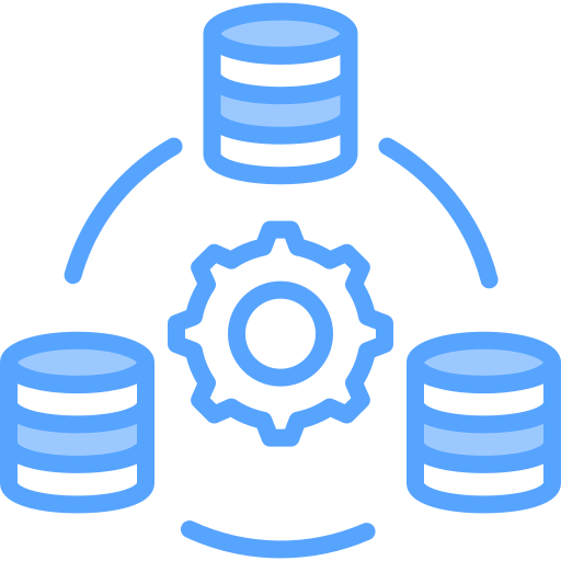 gestión de base de datos icono gratis