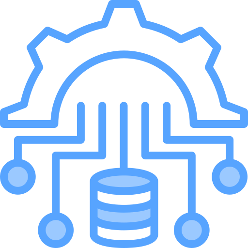 gestión de base de datos icono gratis