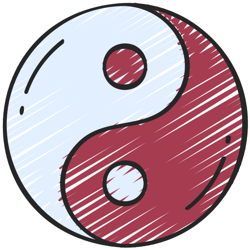 ying yang icono gratis