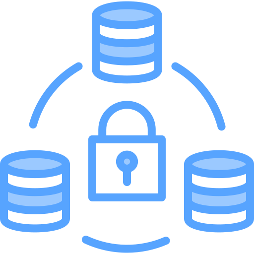 seguridad de la base de datos icono gratis