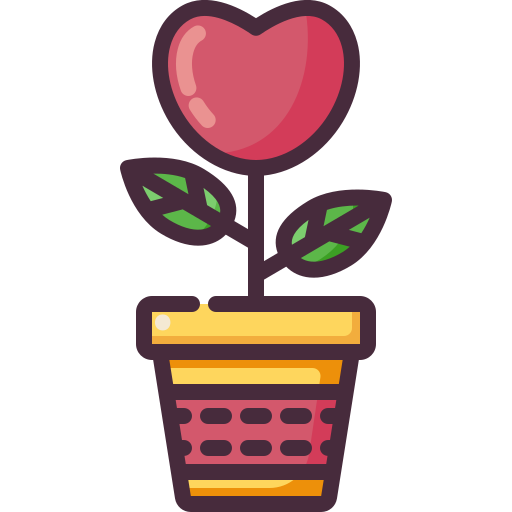 planta de amor icono gratis