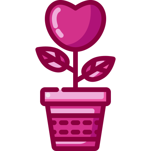 planta de amor icono gratis