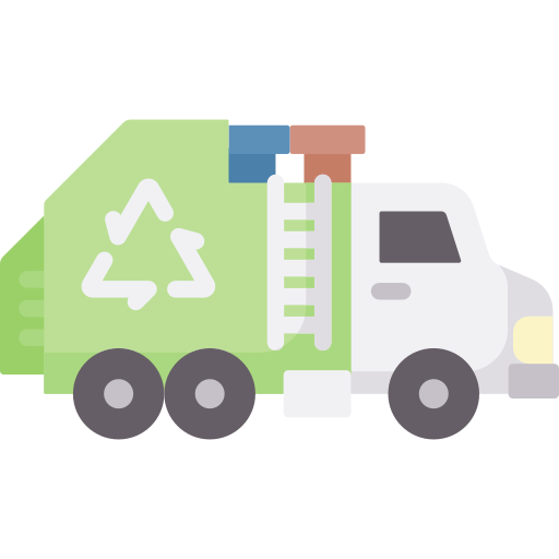 Garbage truck  free icon