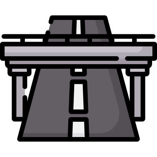 autopista icono gratis