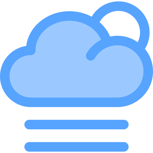 Fog Generic Blue icon