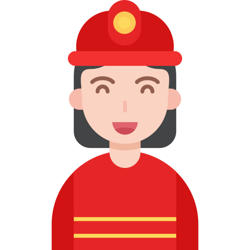 mujer de fuego icono gratis