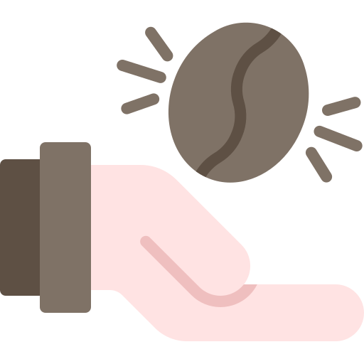 grano de café icono gratis