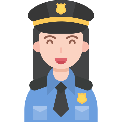 policía icono gratis