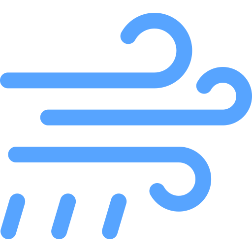 Wind Generic Blue icon